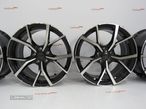 Jantes Look  Volkswagen Golf R 2022 18 x 7.5 et42 5x112 Preto + Polido - 2