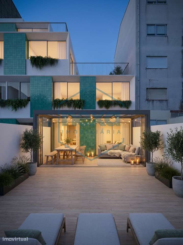 Apartamento T1 Matosinhos Terraço 87m2 + Lugar Garagem-0