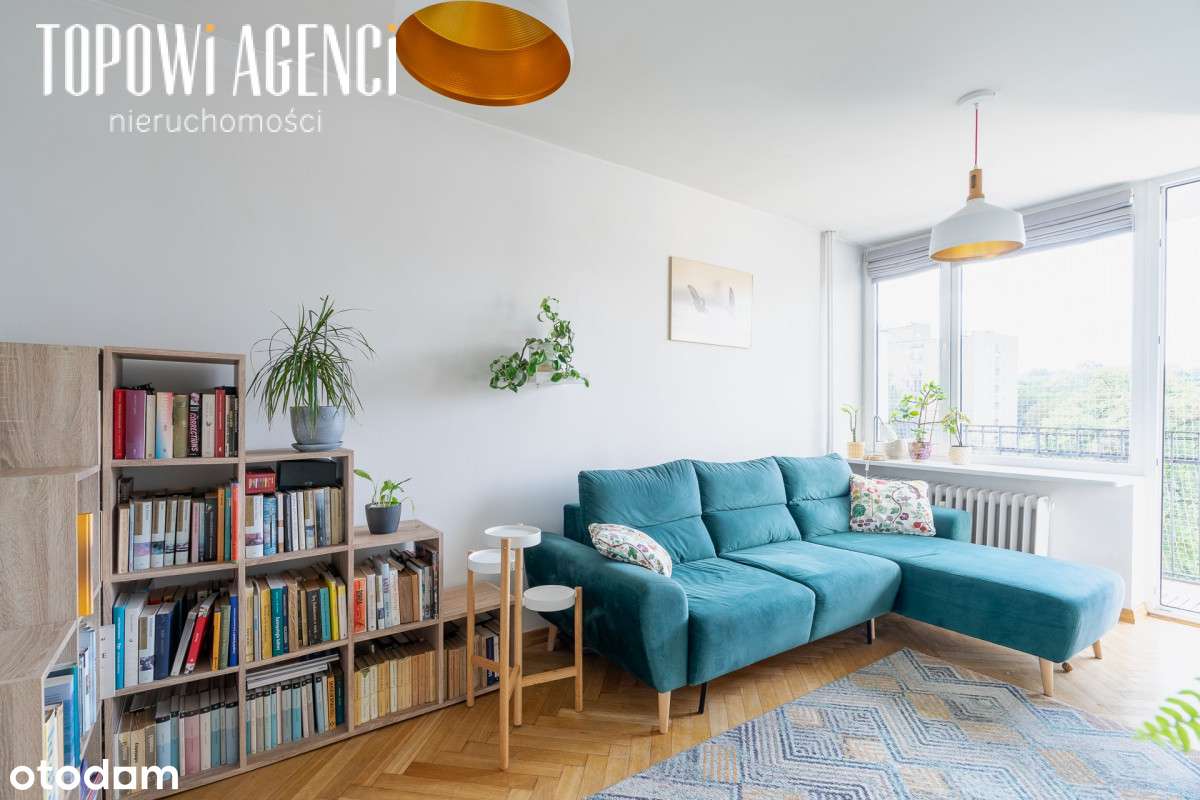 2 pokoje 49,5 m2, Solec 54, winda balkon Metro Cnk-2