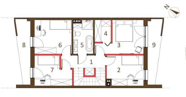 Narożna szergówka z garażem 114 m2| Słocina - Pełny obrazek: 5/7