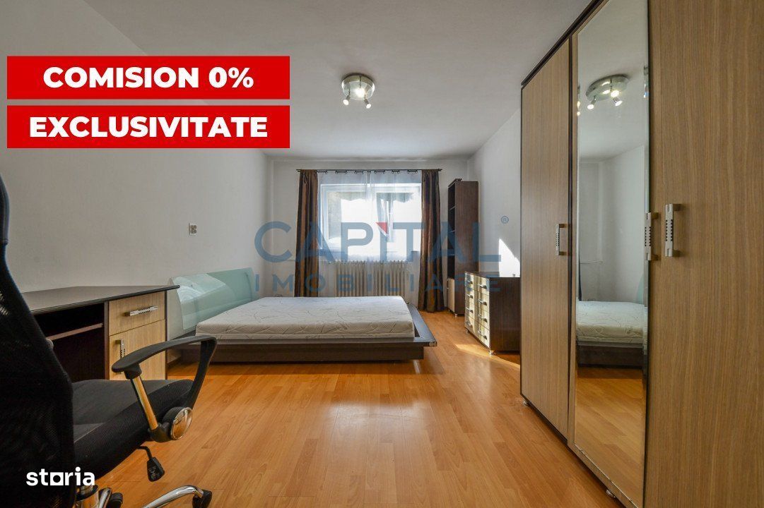 Apartament 1 camera, decomandat, etaj 2, zona Stadionul CFR, Gruia, Cl