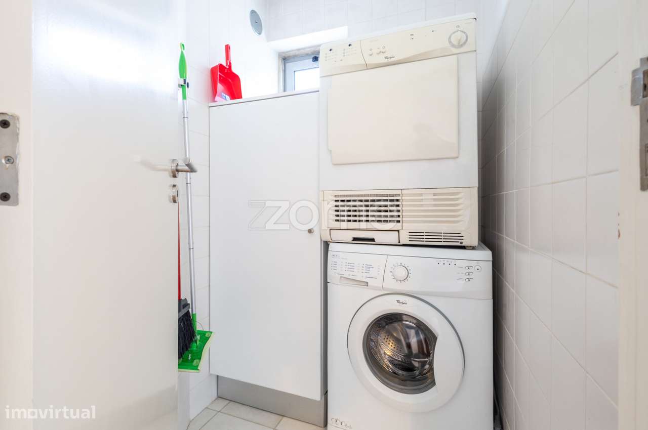 T1 Charmoso Próximo às Amoreiras com Estacionamento-15