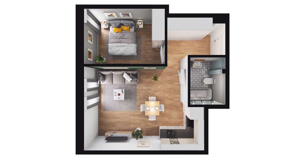 Infinity | mieszkanie 2-pok. | 23 - Pełny obrazek: 3/9