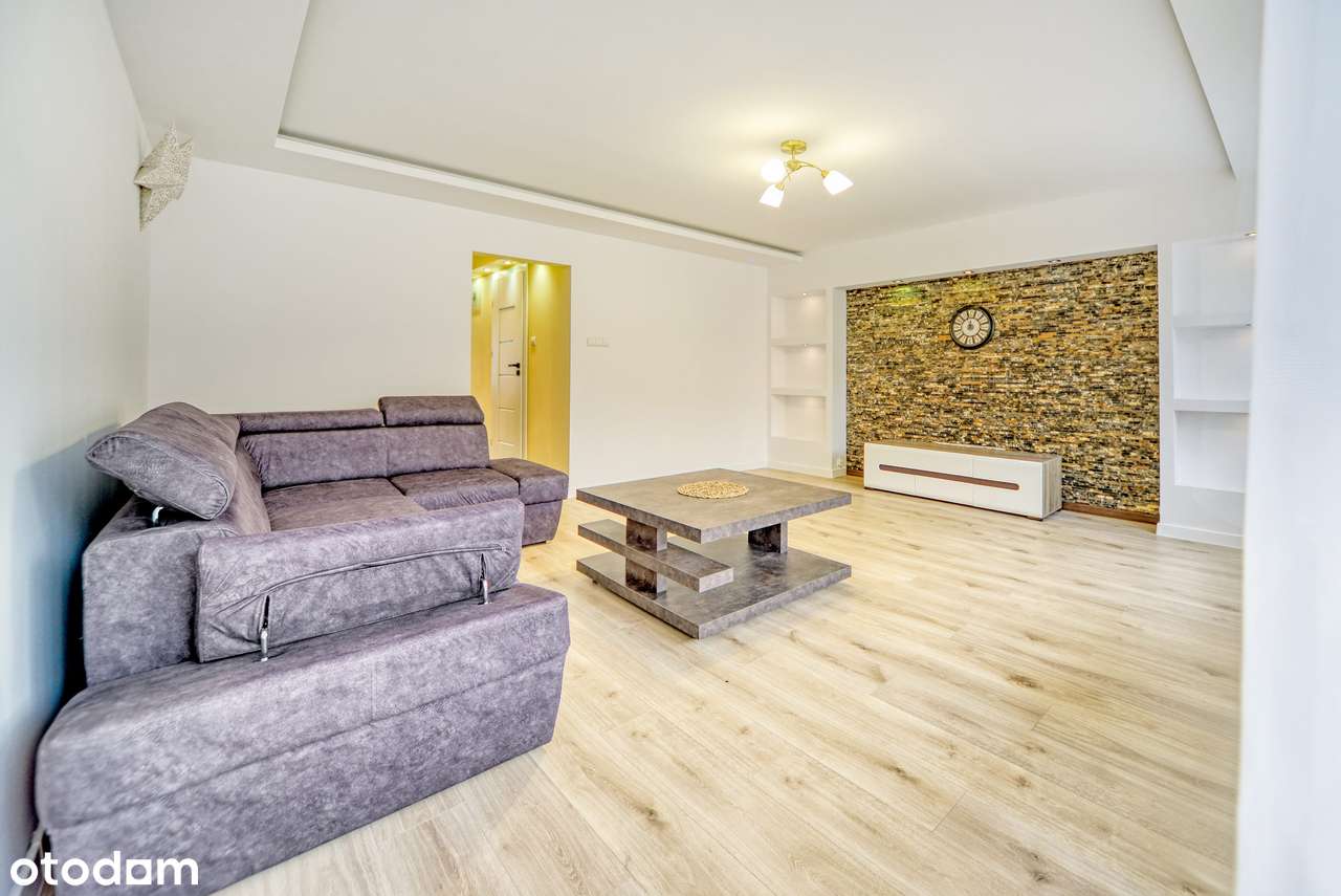 Odnowione mieszkanie, 4 pokoje, 76m2, parter, niski blok, balkon, Kęty-8