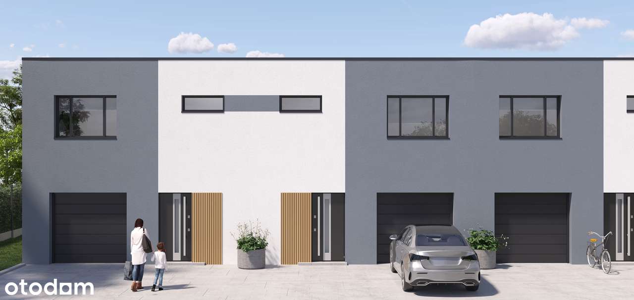 Bezpośrednio! Skrajny dom S1C ul. Darwina! St. deweloperski-1