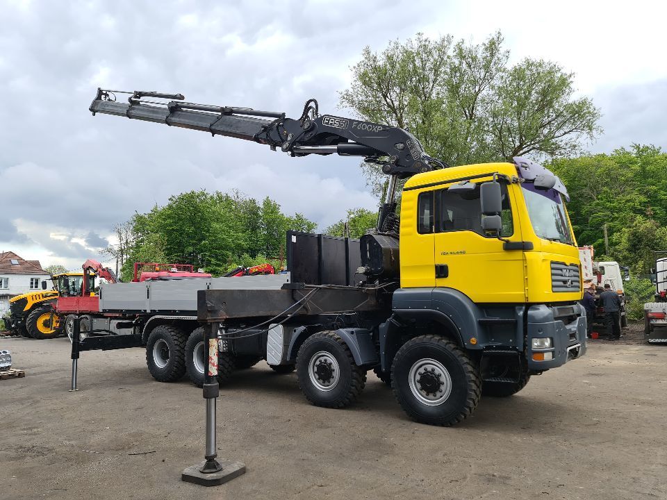 Man 8x8 hds fassi 600 energetyka dźwig 16 ton 2008