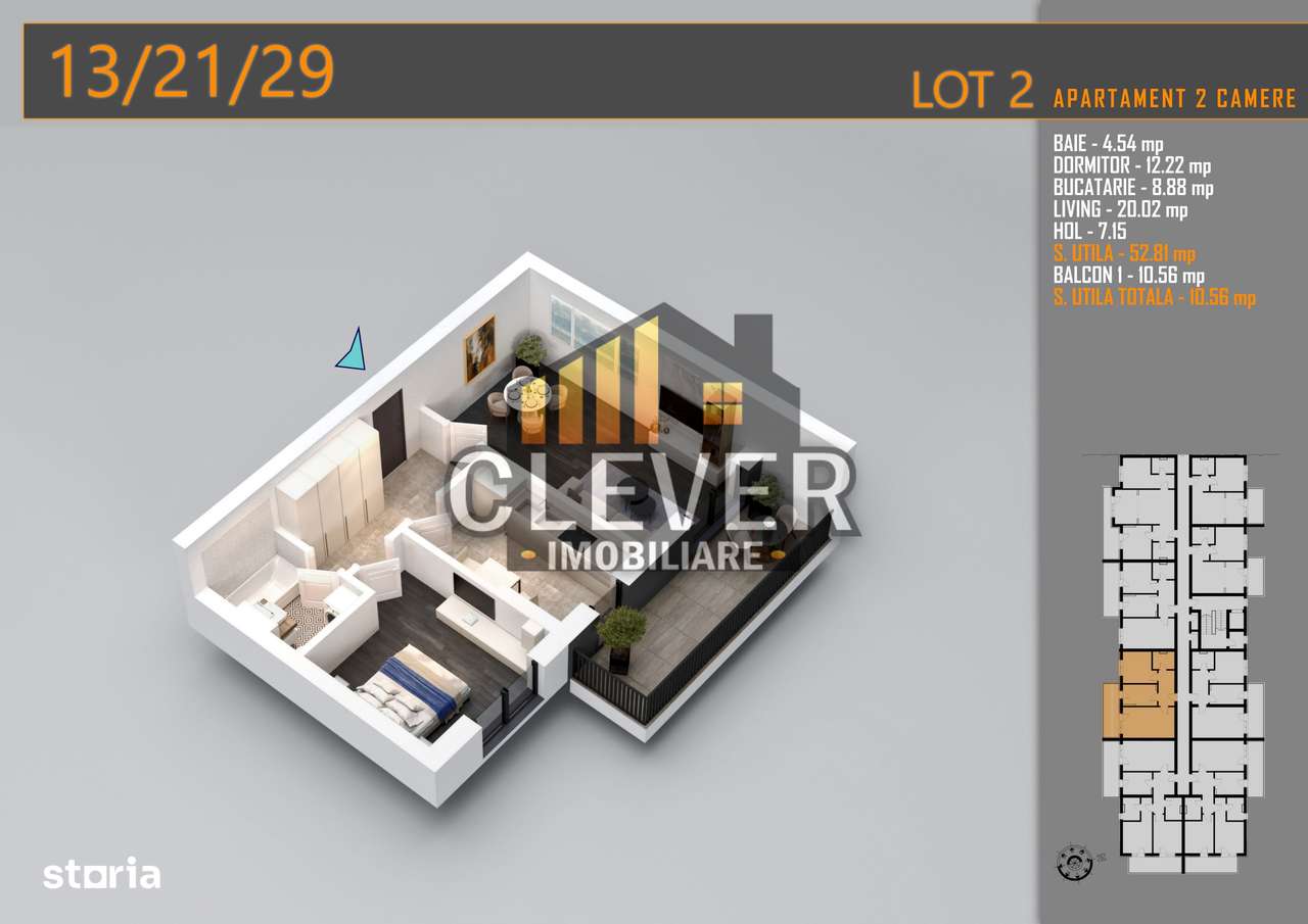 Apartament 2 Camere-Comision 0%, Pallady - Metrou Teclu