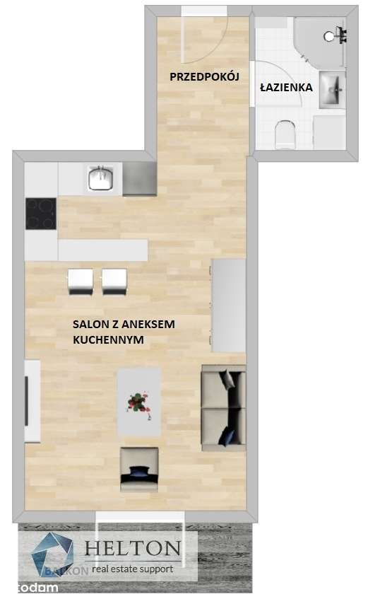 ul. Federowicza| Dębniki| 1 pok.| 2000 zł-10