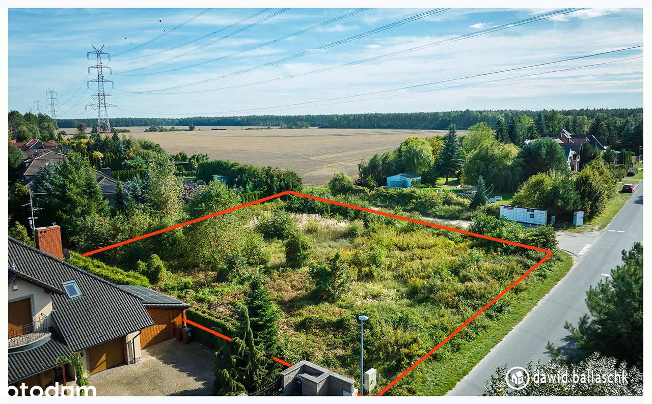 Duża dziaka budowlana, wszystkie media, las - Pełny obrazek: 4/16