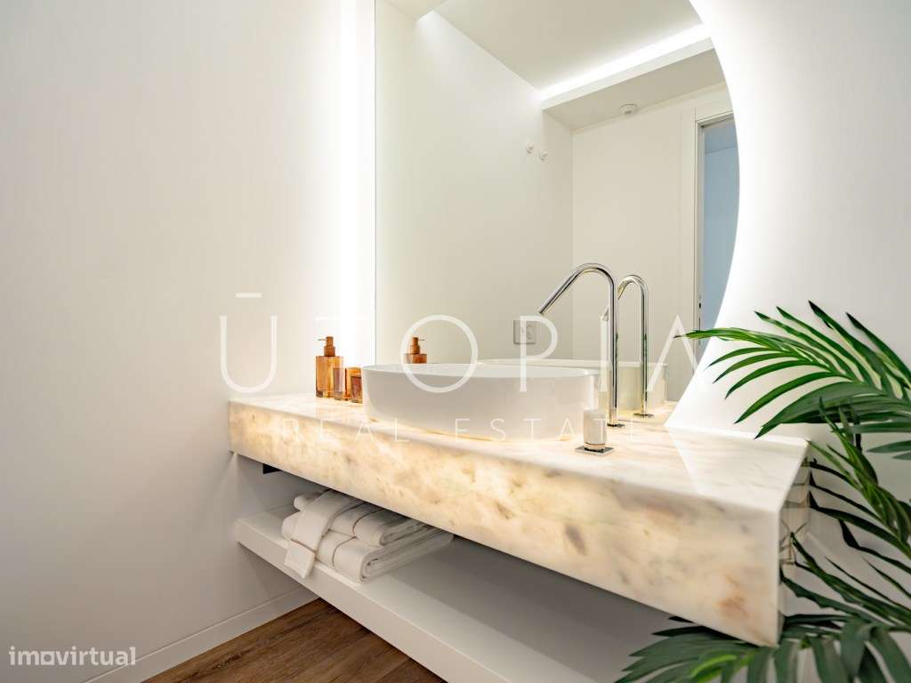 T4 novo com terraço, sala de cinema e piscina - D. João III Prestig...-38