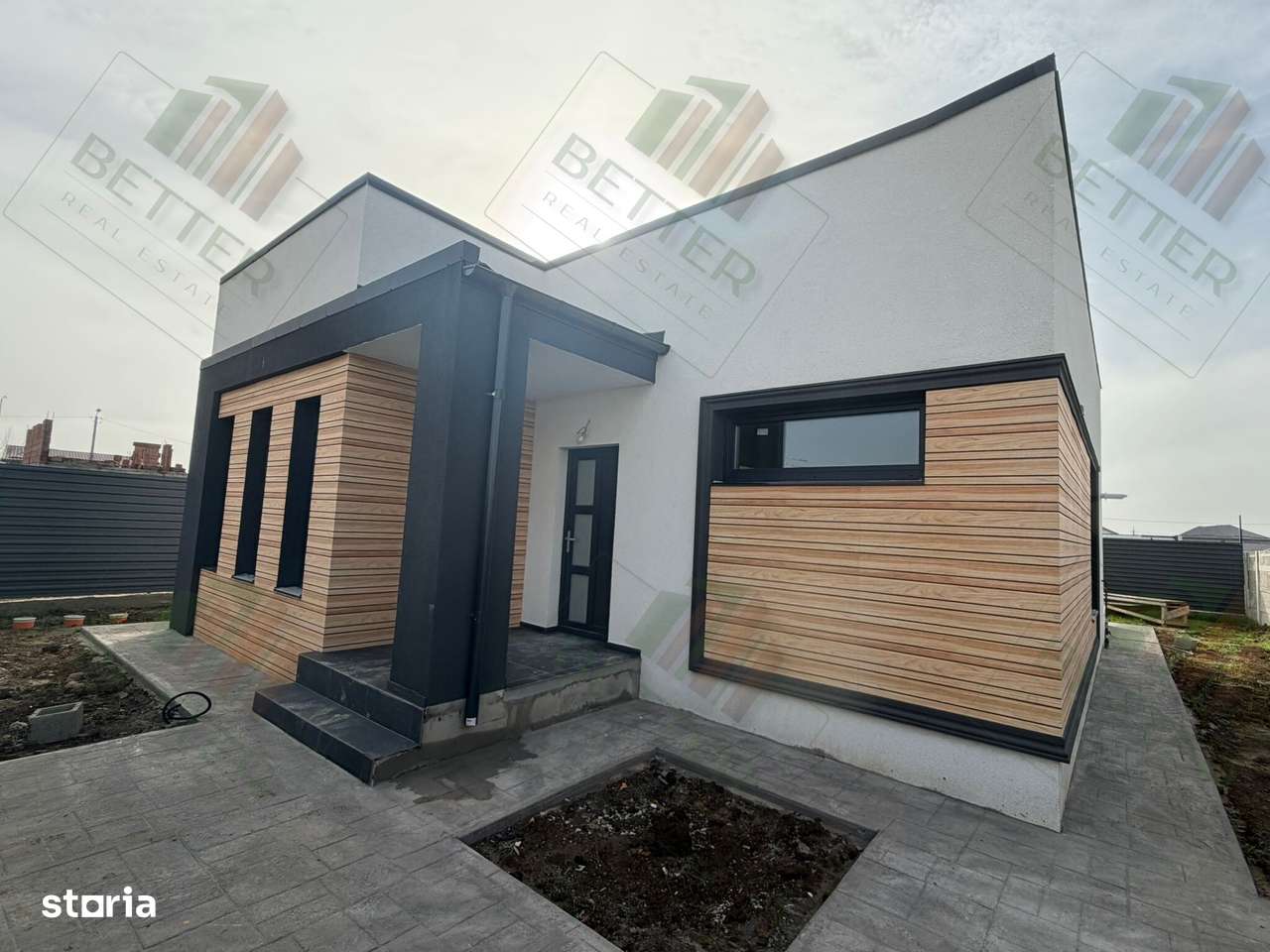 Casă tip parter modernă – 4 camere | teren 360 mp – Comuna Berceni-0