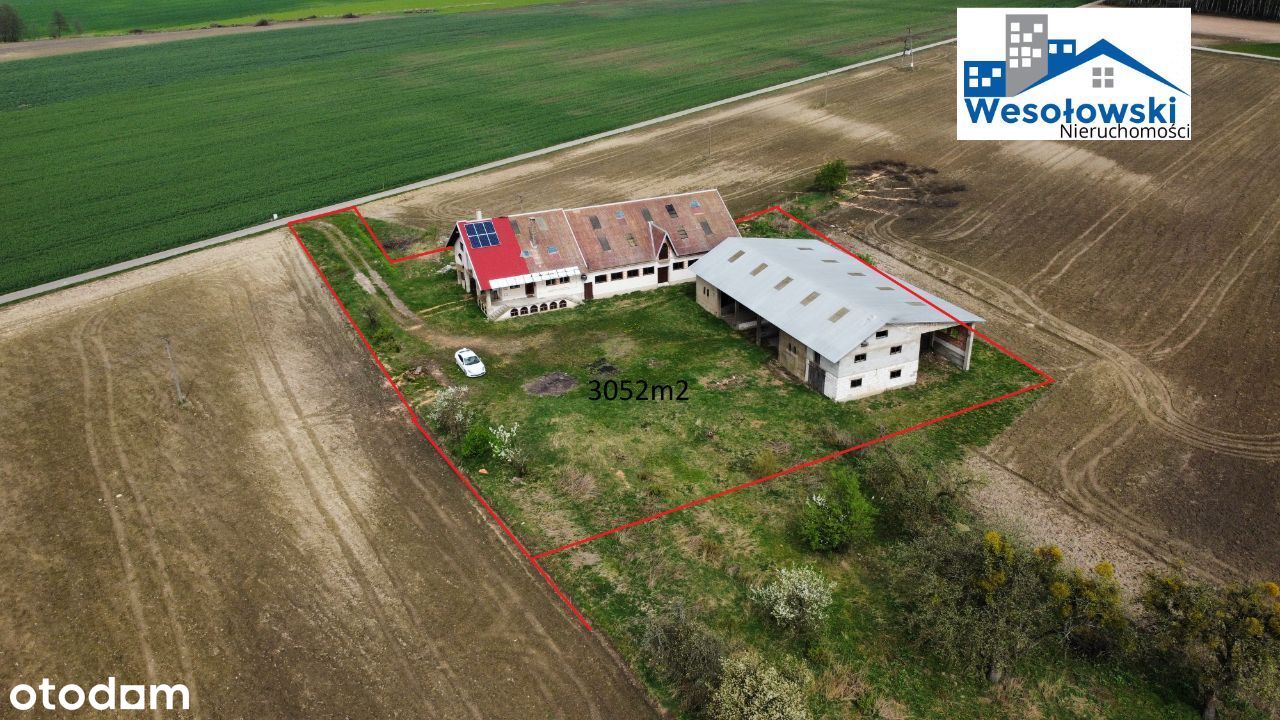 Solidne bud. magazynowo-gosp. ok750m2 +pow.mieszk.