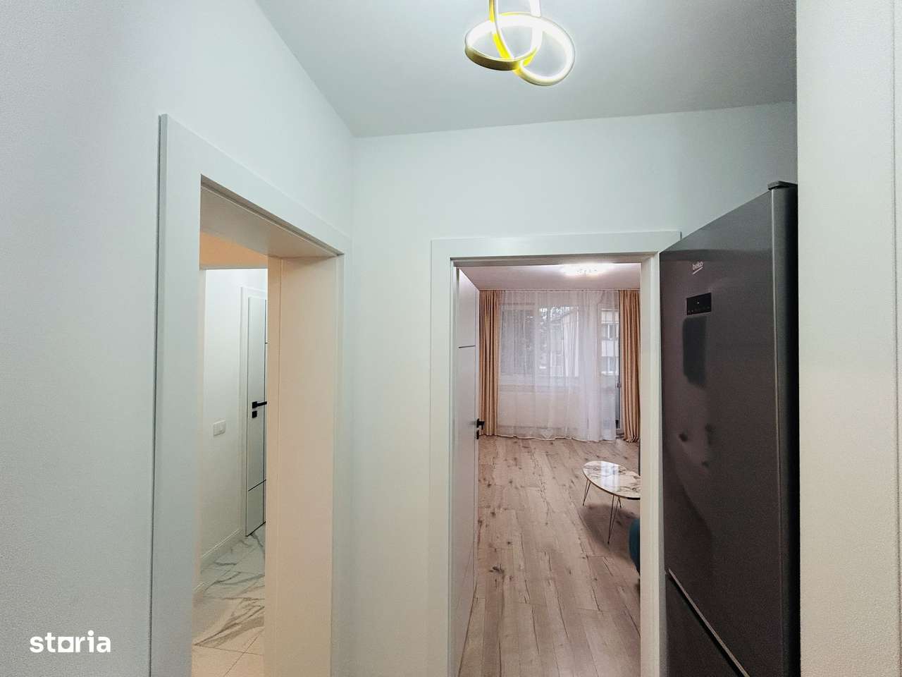 Apartament 2 camere si balcon, mobilat, utilat modern -  zona Rahovei-9