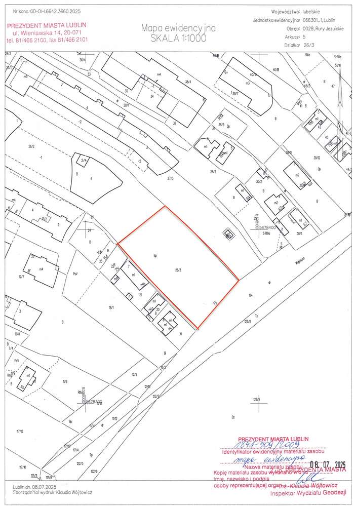Działka w centrum Lublina, mieszkanie + usługi w jednym miejscu! - Pełny obrazek: 2/4