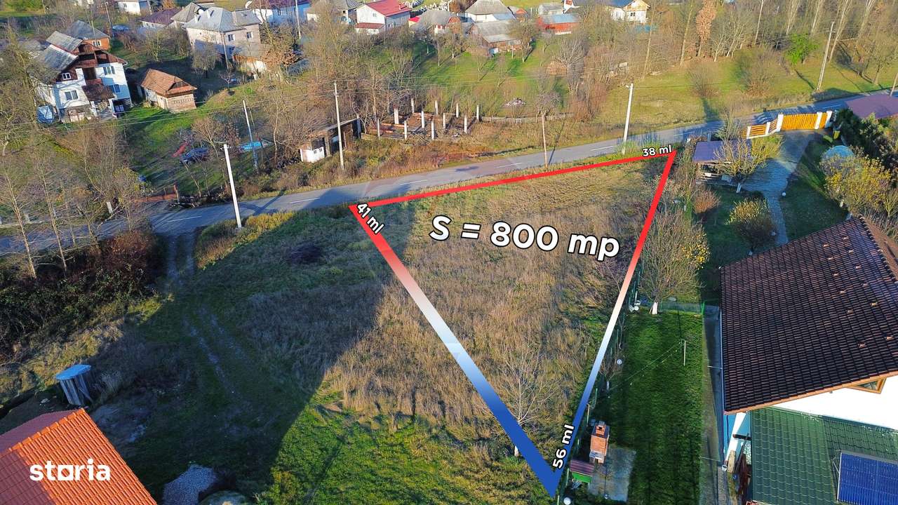 TEREN DE VANZARE - 800 mp (8 ari) - Dumbravita / Strada principala - Imagine principală: 3/4