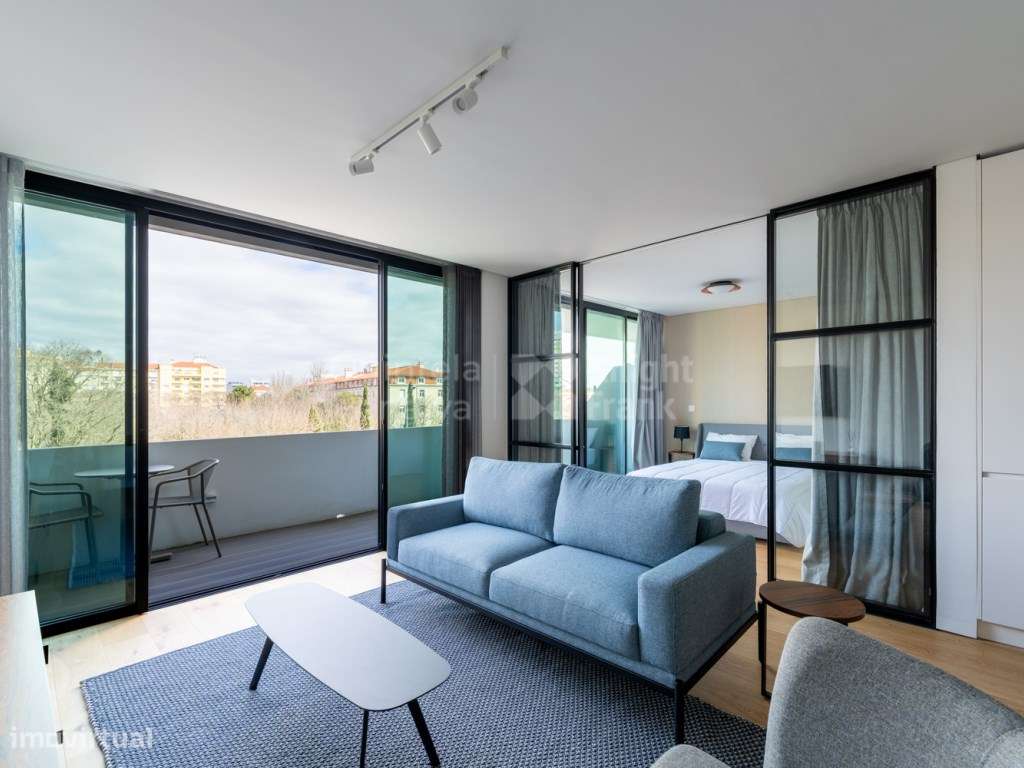 Apartamento T1 para arrendar com móveis e garagem nas Amoreiras - Grande imagem: 5/27