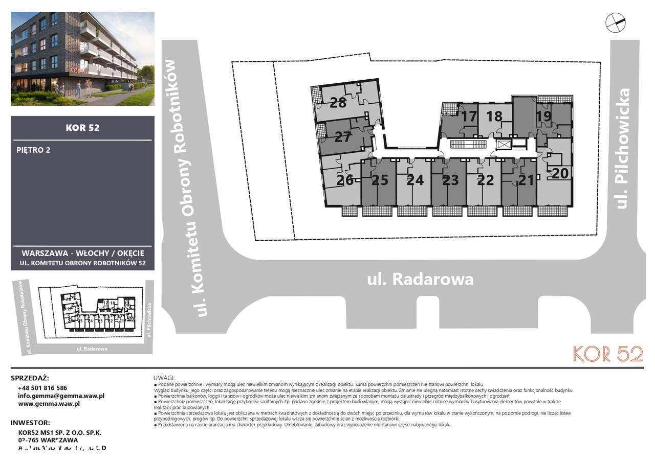 3 pokojowe z balkonem 4 m2  w 30 lokalowym butikowym budynku - Pełny obrazek: 3/9