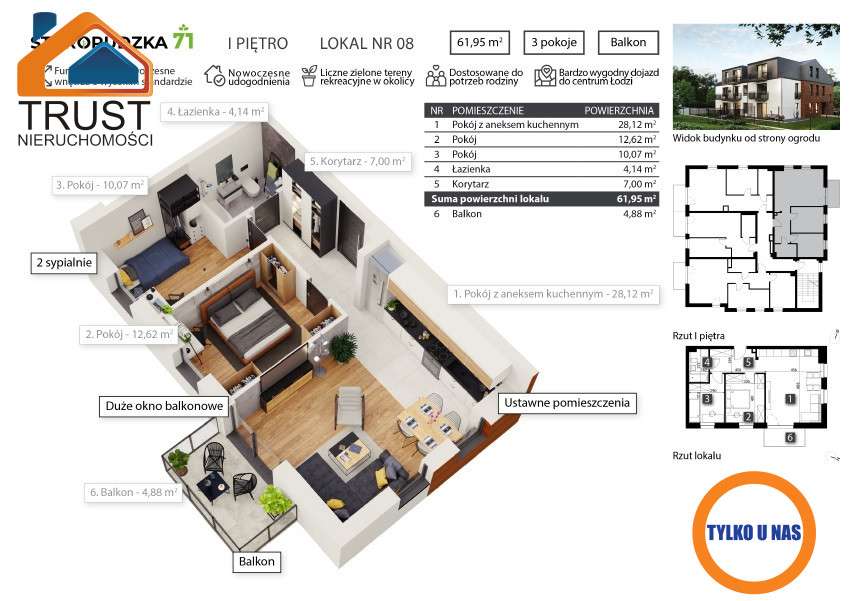 Nowoczesna inwestycja w okolicy StawówStefańskiego - Pełny obrazek: 5/5