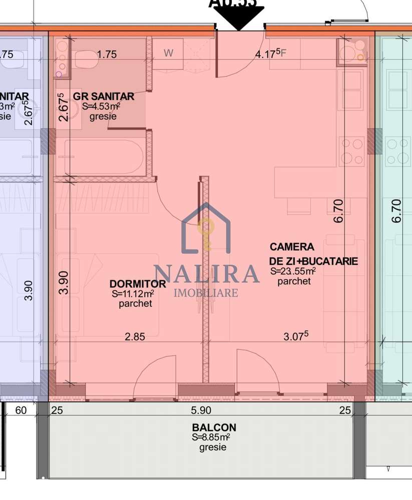 Vanzare apartament - 2 camere - bloc nou Margeanului - Imagine principală: 2/3