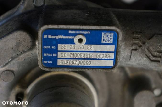 TURBOSPRĘŻARKA OPEL FIAT 500 MERIVA FIORINO PUNTO EVO 1,3CDTI MJET 55233062 - 4