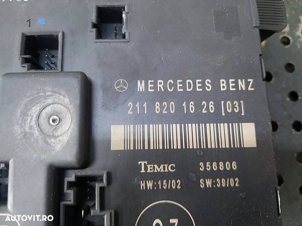 Modul calculator usa dreapta spate mercedes e class w211 211820162603 - 3