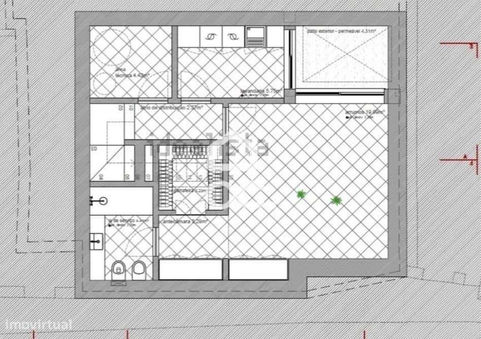 Moradia com projeto aprovado para T4 de luxo, na Foz Velha, com garage-36