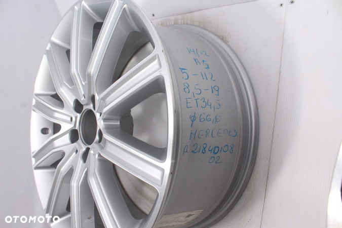 FELGA A2184010802 MERCEDES 5X112 19 ET34,5 - 2