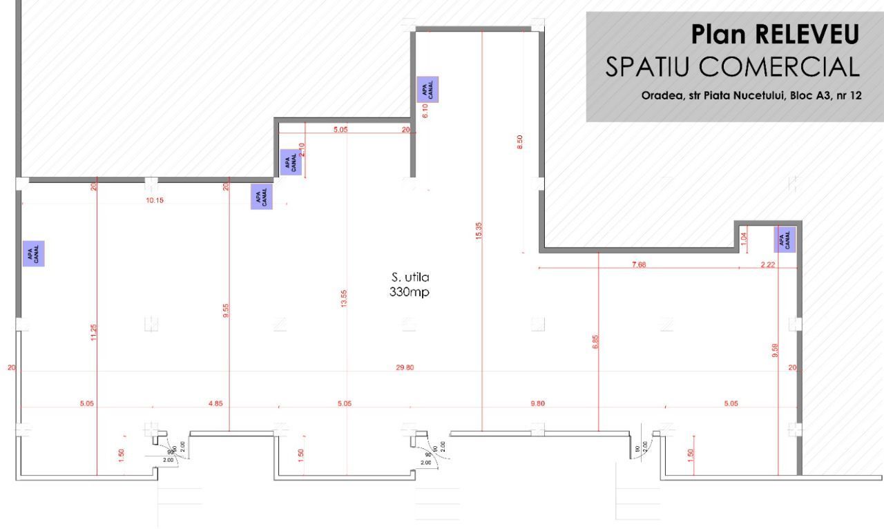 Spatiu Comercial Piata Nucetului Nufarul - disponibil imediat