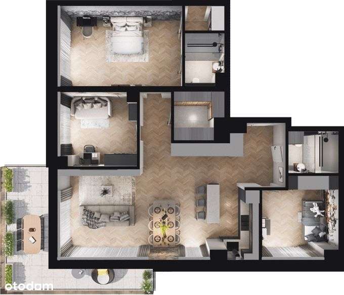 Ville Garden | mieszkanie 4-pok. | C.29 - Pełny obrazek: 4/10