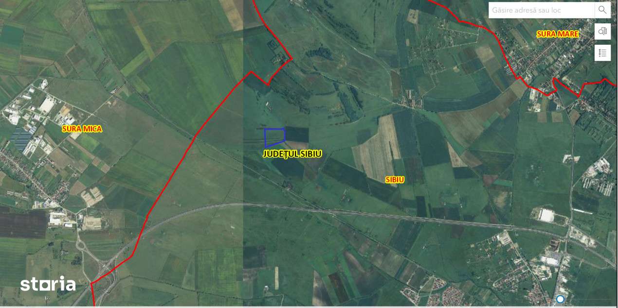 Teren agricol extravilan, 49500 mp  Sibiu-1