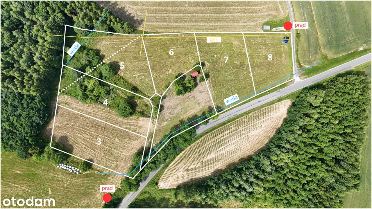 Działki budowlane na sprzedaż | z mediami | cisza spokój