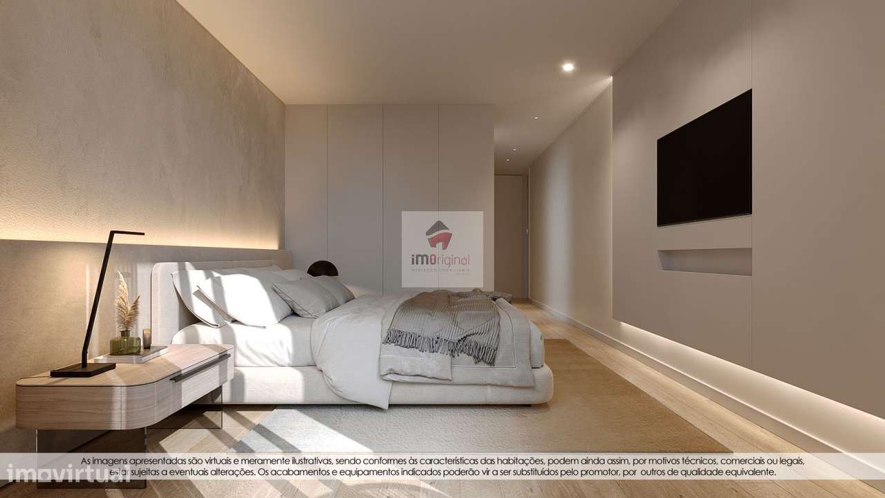 White II j/praias, T2 com sala grande vista mar, varandas, L. Garagem-9