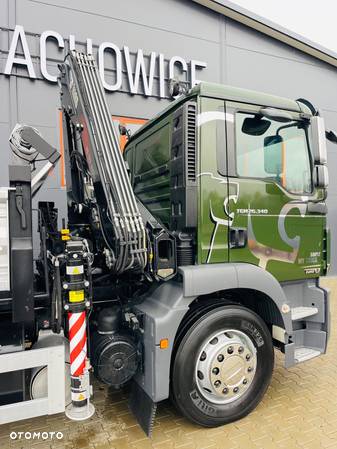 MAN TGM TGS 26.340 // wywrotka 3-S z HDS HIAB // kiper dzwig kran crane // oś skrętna // 6x2 // 6x4 // - 34