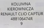 ORG KOLUMNA KIEROWNICZA WSPOMAGANIE ELEKTR. RENAULT CLIO CAPTUR 488106474R - 5