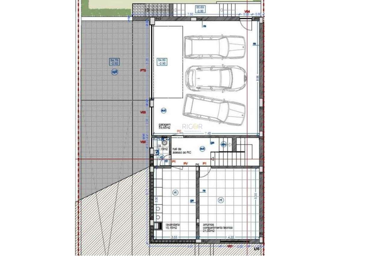 Moradia T3+escritório pronta de pedreiro no Castelo da Maia - Grande imagem: 4/9