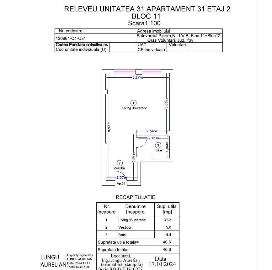 Garsoniera | Mobilata&Utilata | Ivory Residence | Rond OMV Pipera-14