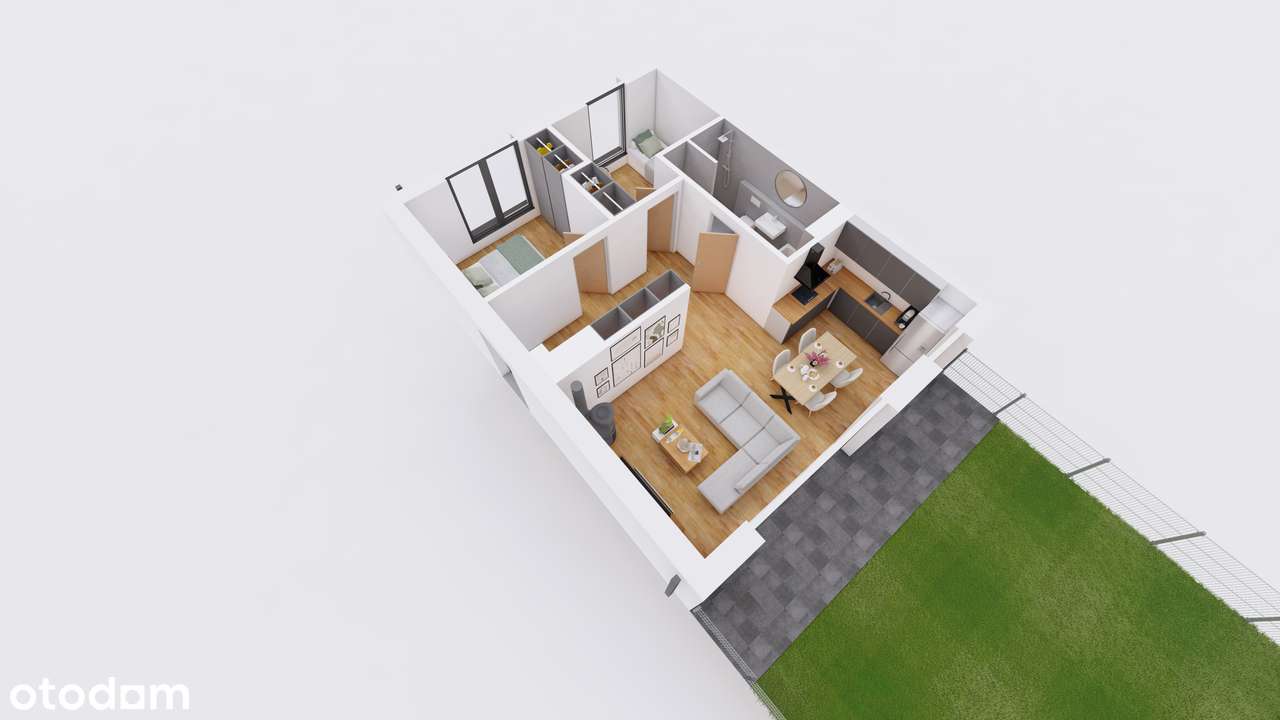 Mieszkanie C1/1 - Przestrzenie 1.0 - Pełny obrazek: 2/19