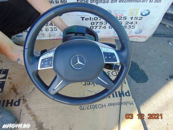 Spirala Volan Mercedes ML W166 GL X166 GLE bloc maneta stergatoare semnalizare pilot manete bloc man - 1