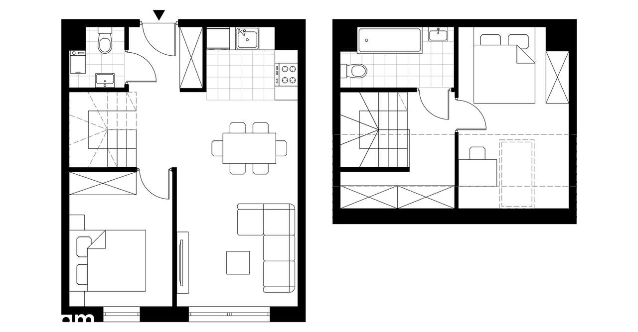 3-pokojowe mieszkanie 55m2 Bezpośrednio - Pełny obrazek: 3/6