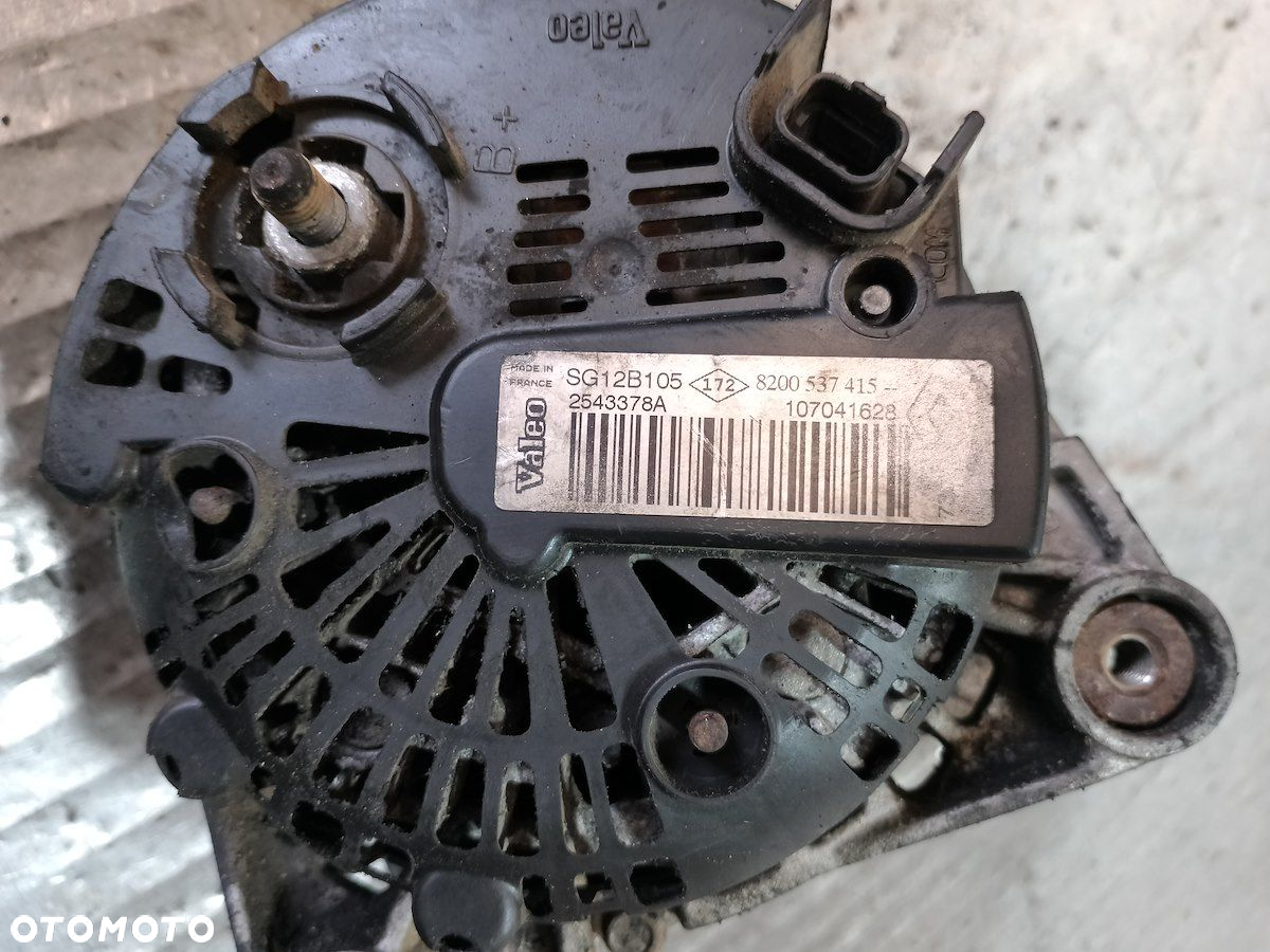 ALTERNATOR OPEL MOVANO 8200537415 SG12B105 VALEO 2.2 DCI - 4