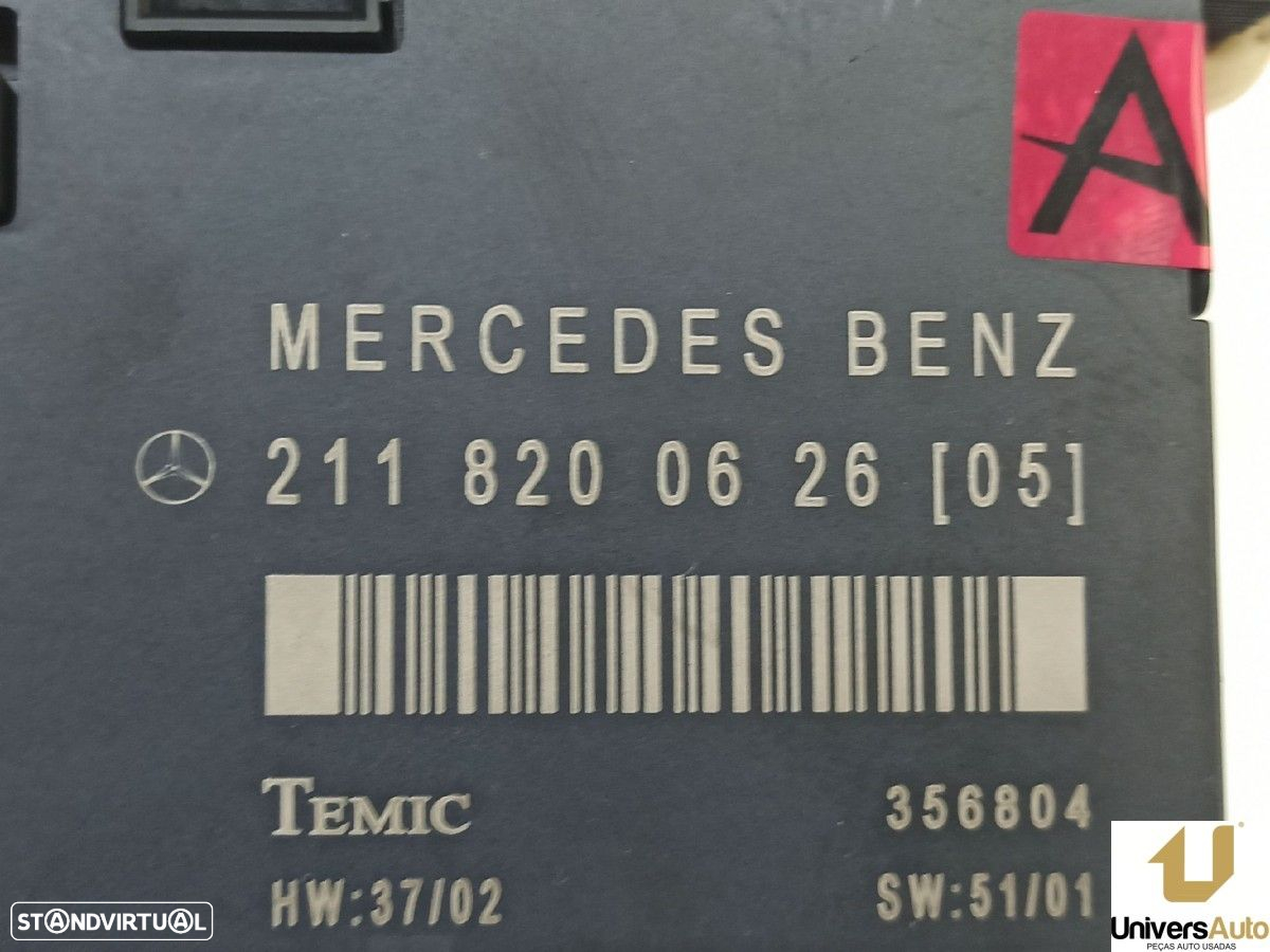 CENTRALINA/BOMBA FECHO CENTRAL MERCEDES CLASE E (W211) BERLINA E 220 CDI (211.00... - 2