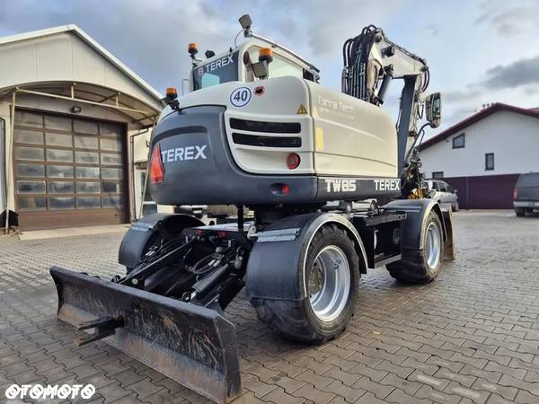 Terex TW85  rototilt z szczypcami webasto super  stan 4 łyżki widły - 7