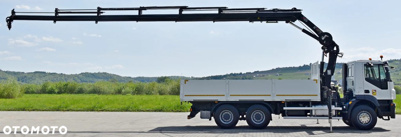 Iveco TRAKKER 410 * SKRZYNIA 6,00 m + HIAB 211 EH - 6 HIDUO + PILOT / 6x4 - 5