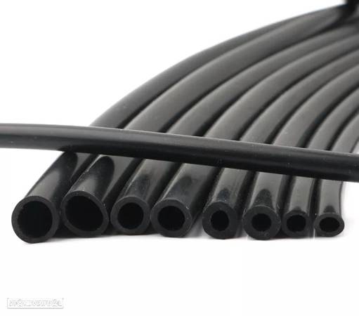 Tubo de Vácuo Silicone - 6mm Preto - 1