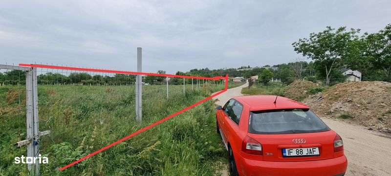 Teren Gradistea-Comana 1250 mp (asfalt/posibil gaze/curent/apa) - Imagine principală: 4/6