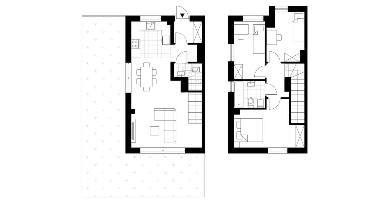4-pokojowy dom 66m2 + ogródek Bez Pośredników - Pełny obrazek: 3/8