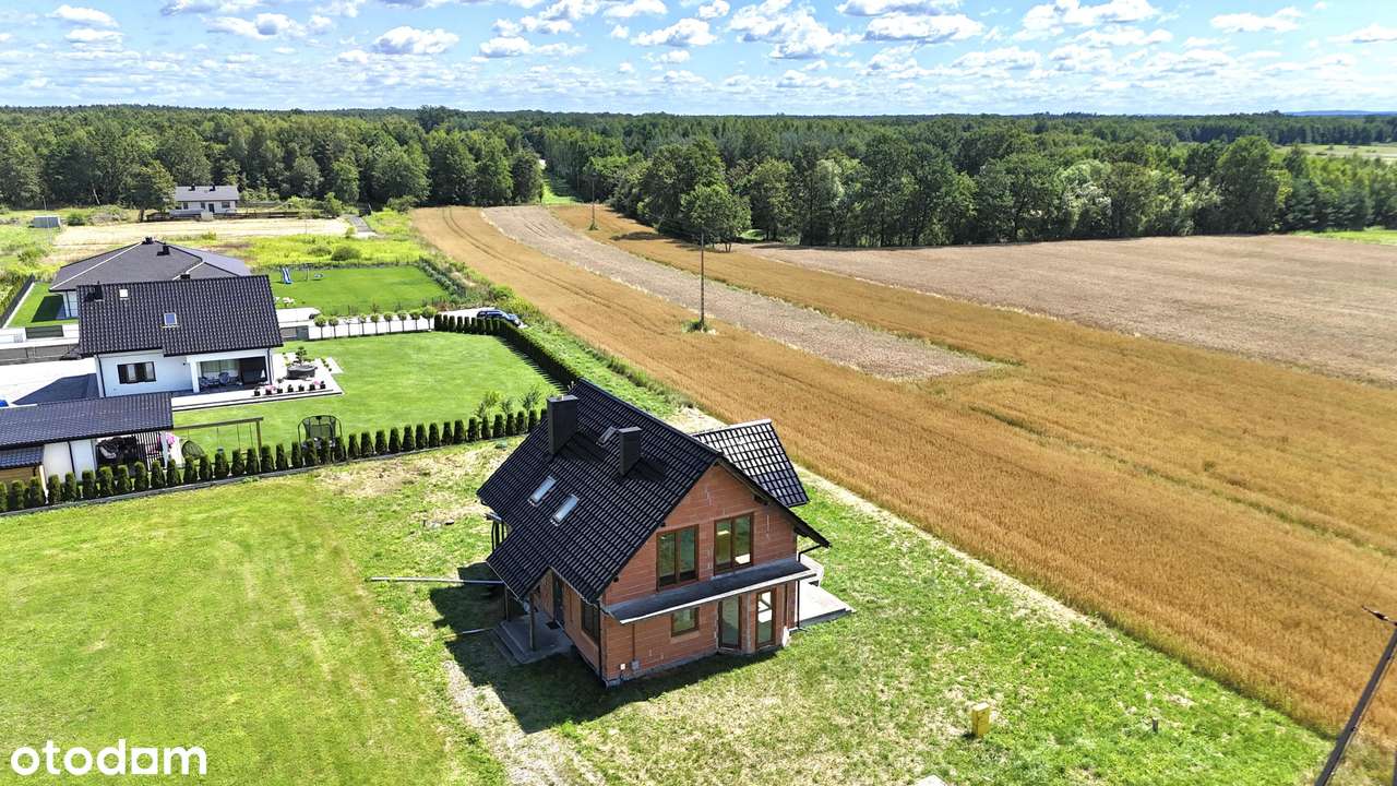 DOM W BORZĘCINIE – 110 m² | DZIAŁKA 9,5 AR | PROJEKT „KLARA” | 779 000