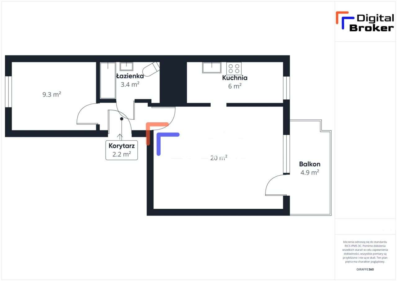 Komfortowe 2-pokojowe mieszkanie z garażem - Pełny obrazek: 4/14