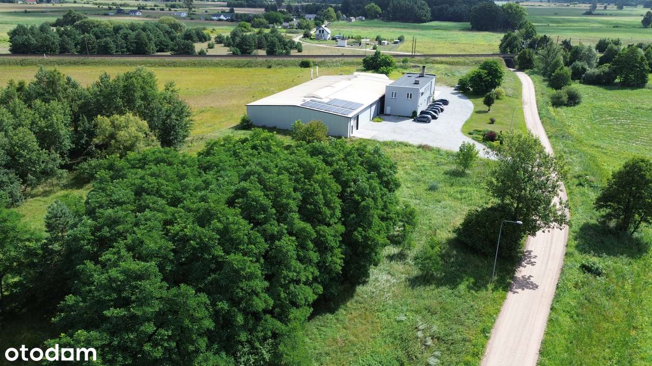 Działka pod hale  blisko drogi krajowej-7