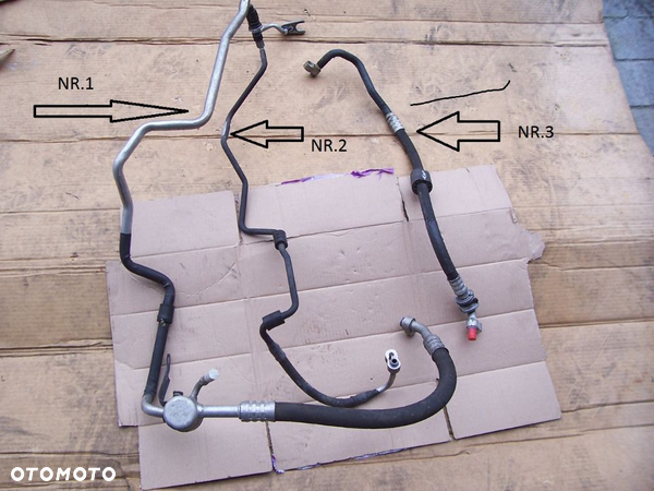 AUDI PRZEWODY KLIMATYZACJI 8N1820743D 8L9820721D IDEALNE ORYGI. - 2